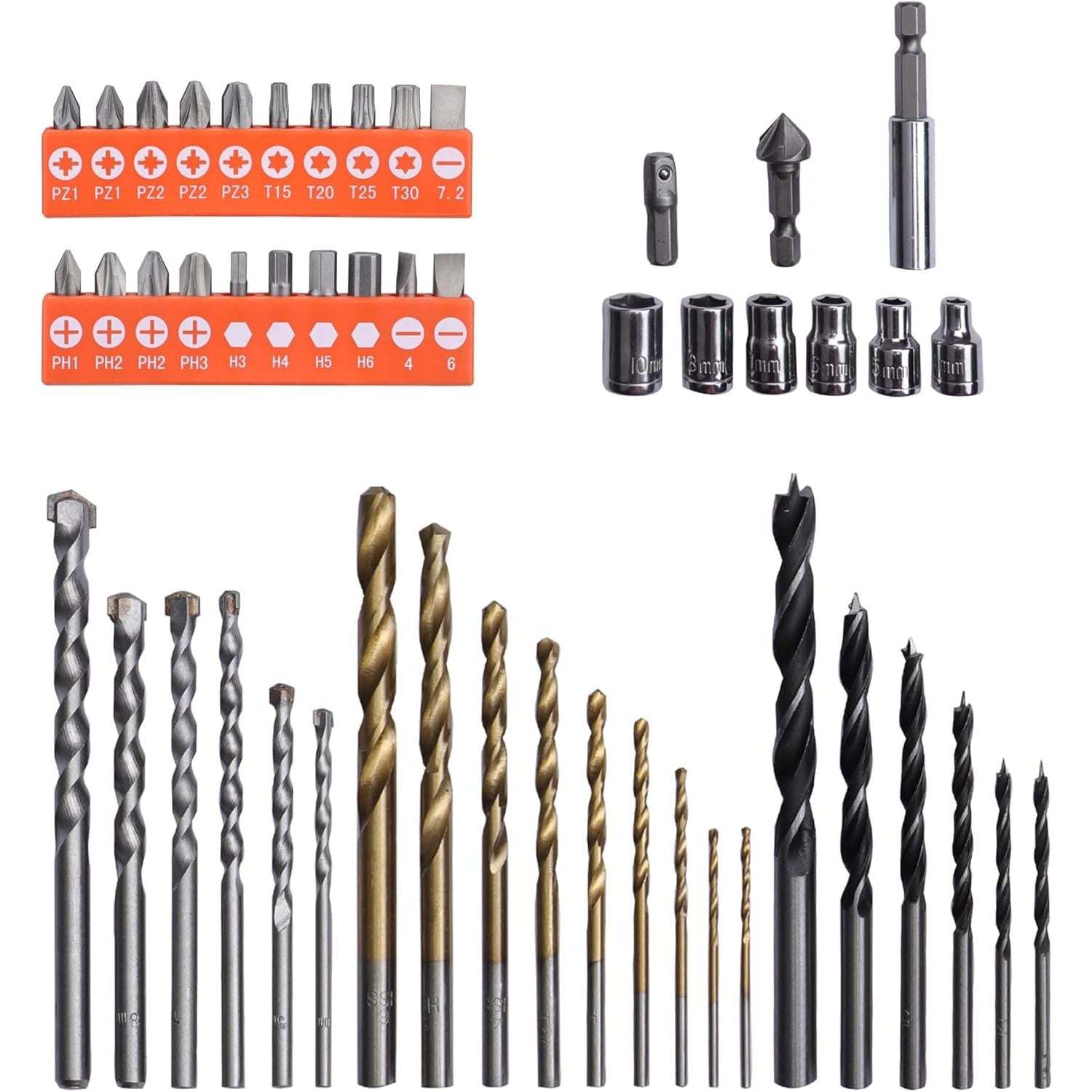 Buy Black+Decker,Black + Decker A7188 50-Piece Drill and Screwdriver Bit Set - Gadcet UK | UK | London | Scotland | Wales| Near Me | Cheap | Pay In 3 | Tools